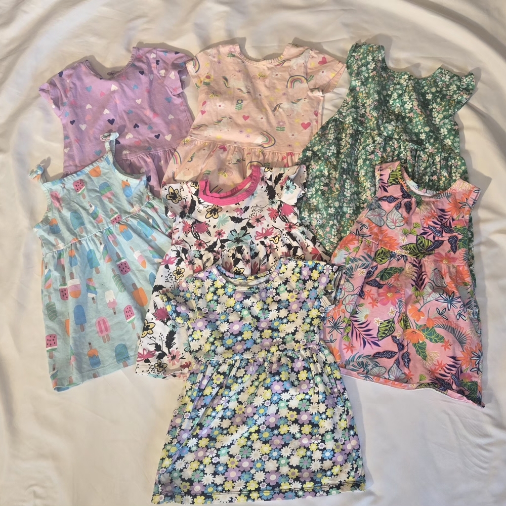 Toddler 18 Months Colorful  Dresses Set